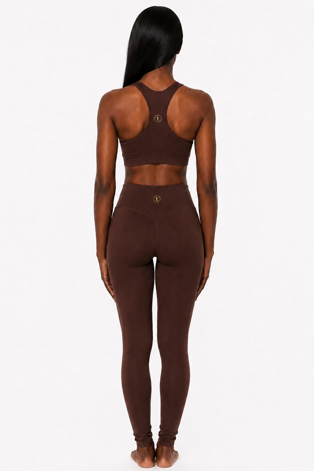 Tall Brown High-Waisted Leggings